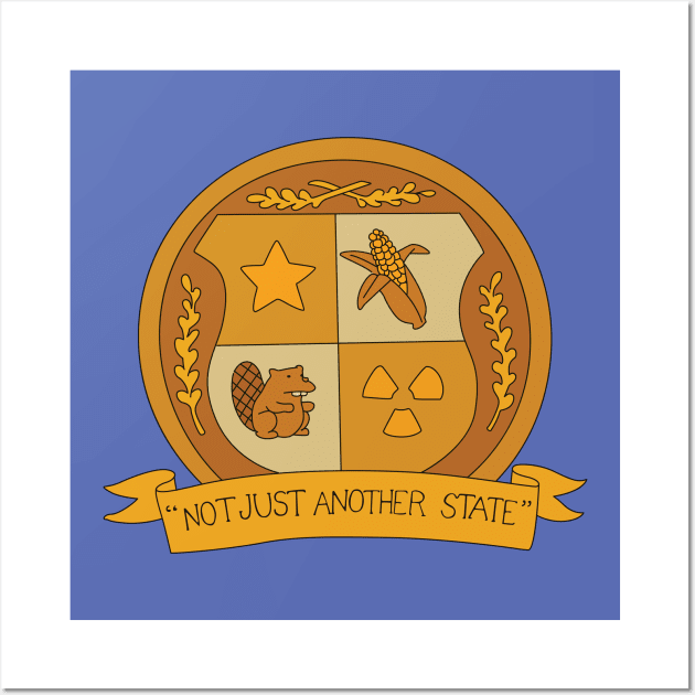 Springfield State Seal Wall Art by saintpetty